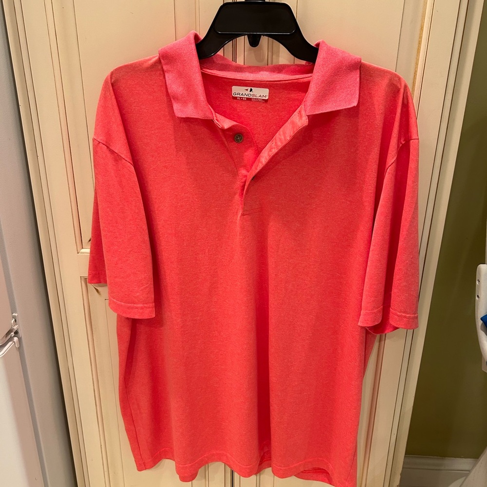 Men’s Coral, Grandslam golf shirt